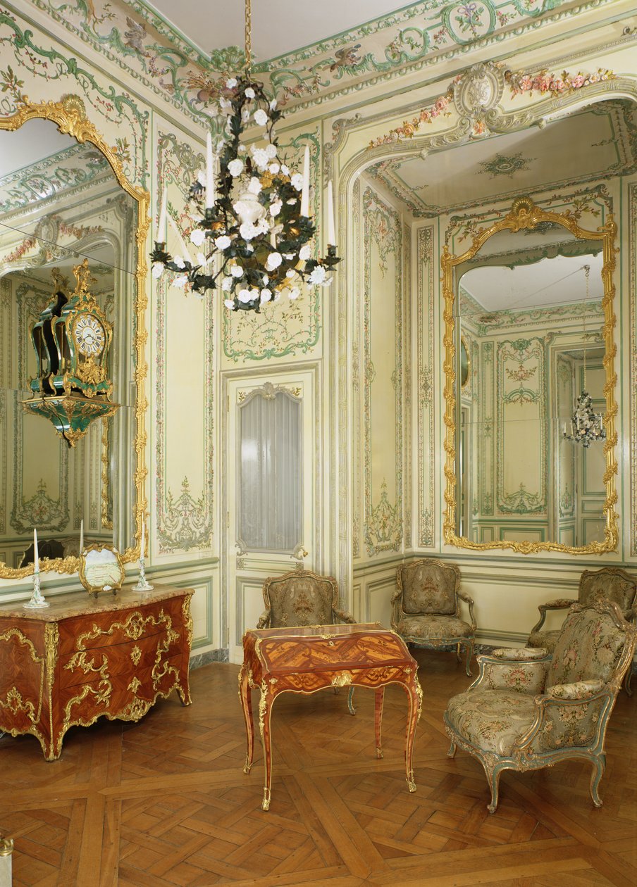 Private room of the Dauphine Marie-Josephe de Saxe by French School