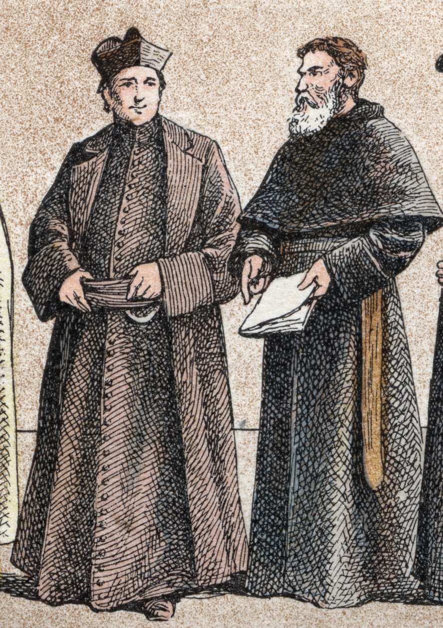 Religious Costumes: Portrait of a Jesuit and an Assumptionist Brother