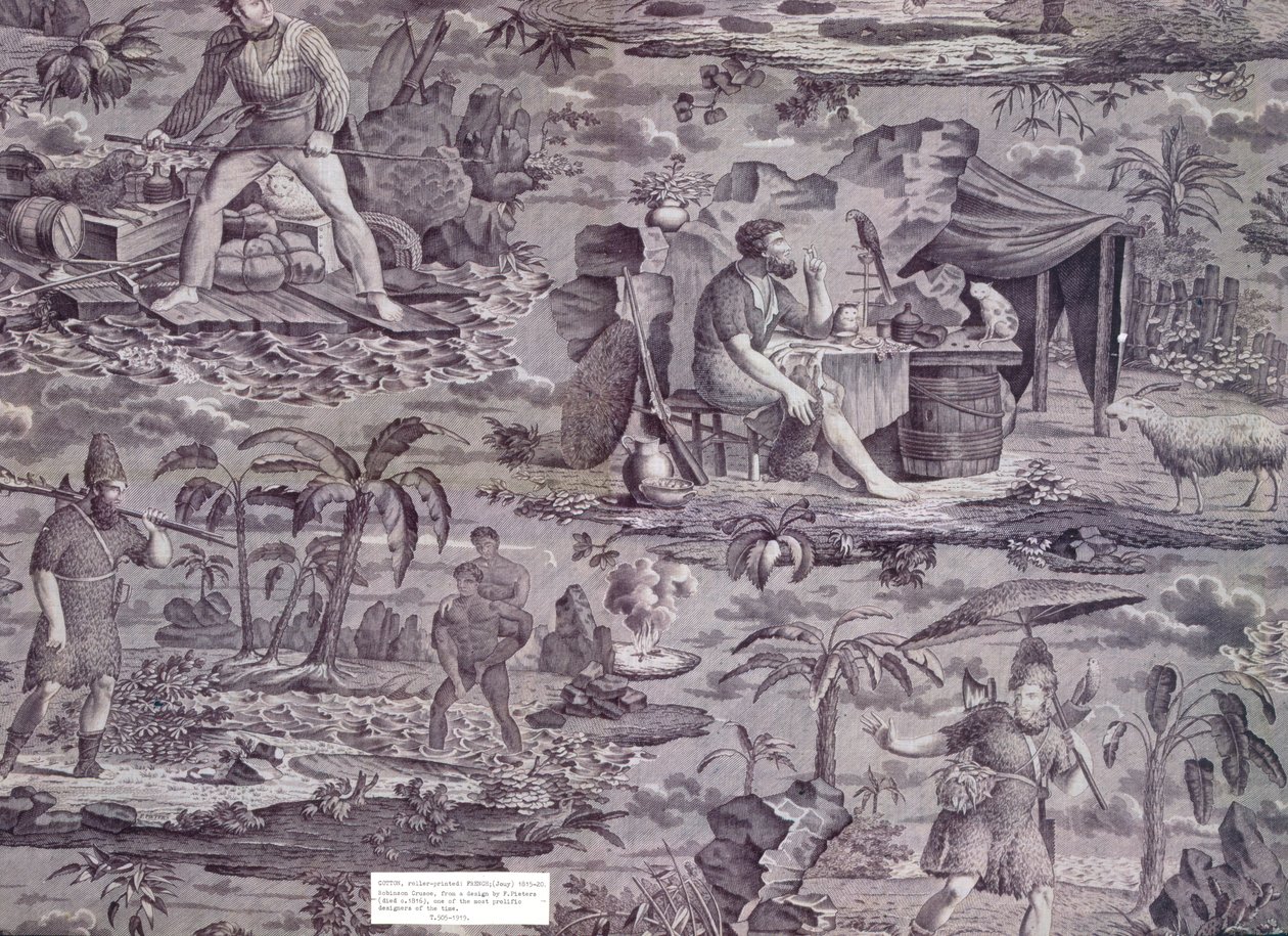 Robinson Crusoe, from a design by F. Pieters, c.1815-20 by French School