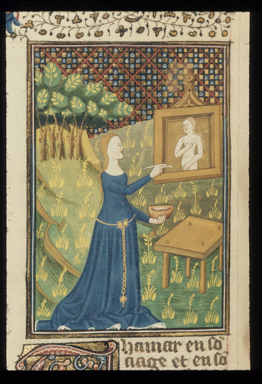 Page from De claris mulieribus in an anonymous French