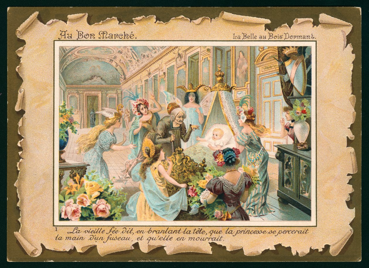 Scene from Sleeping Beauty by French School