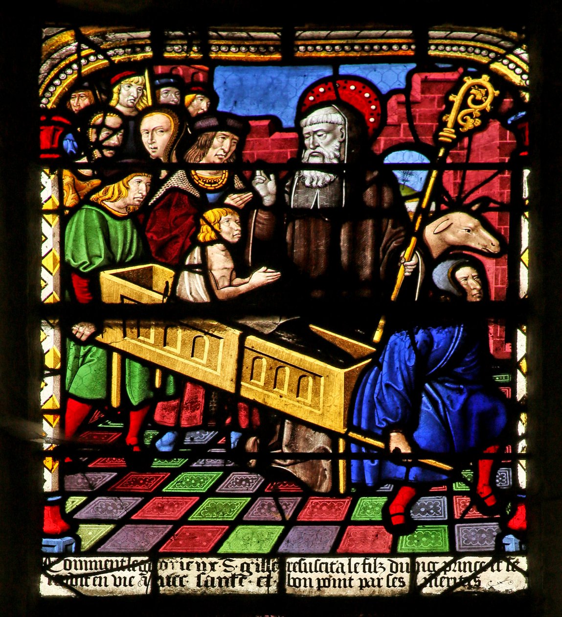 Scene from the Life of St. Giles: He Resuscitates Clotaire