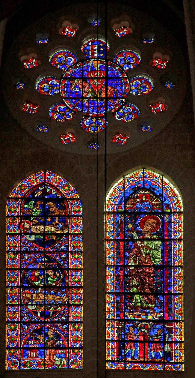 Scenes Concerning the Death of St Vincent; St Paul; a Montfort Knight in the Rose by French School