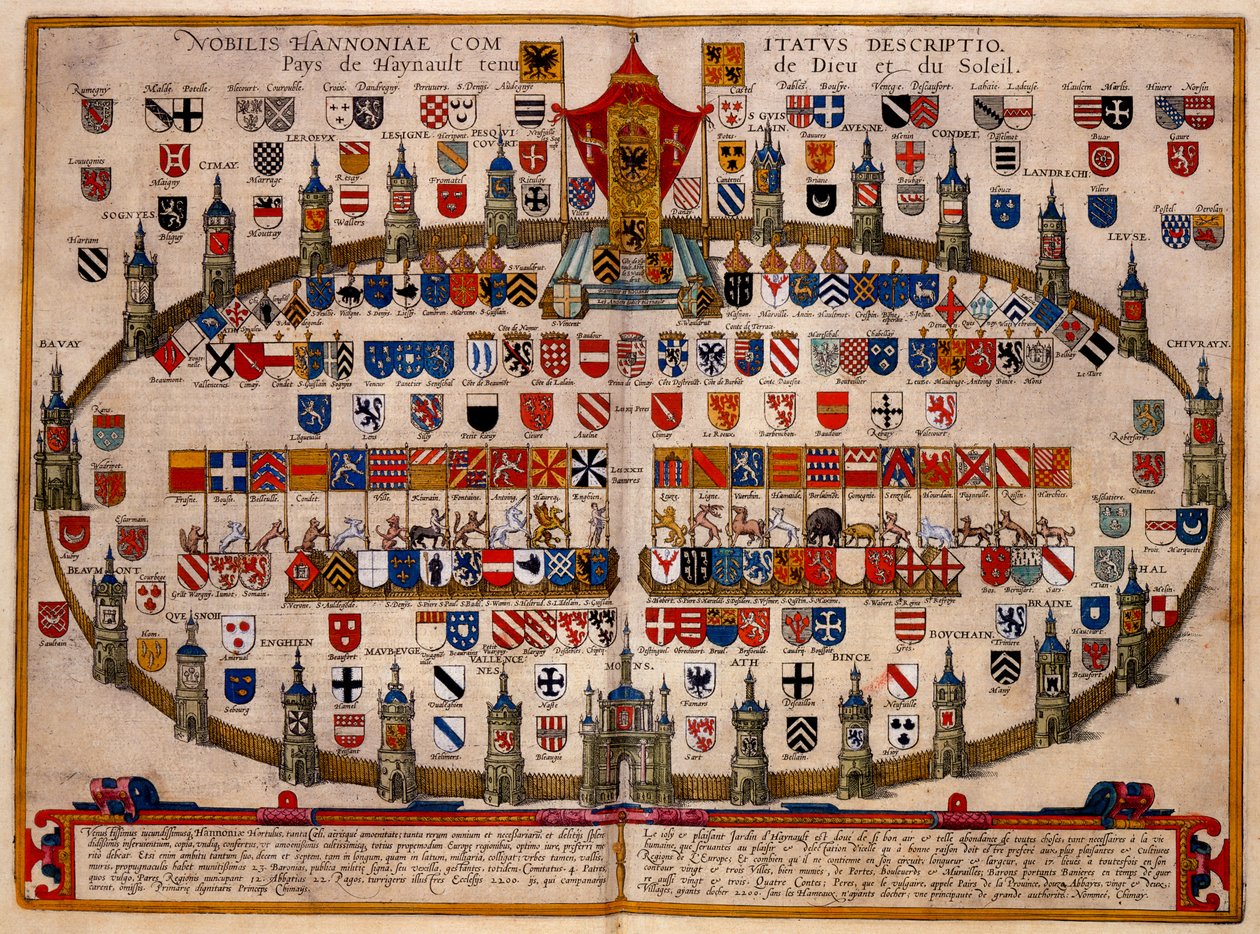 Schematic View of the Social Composition of the Province of Hainault by French School