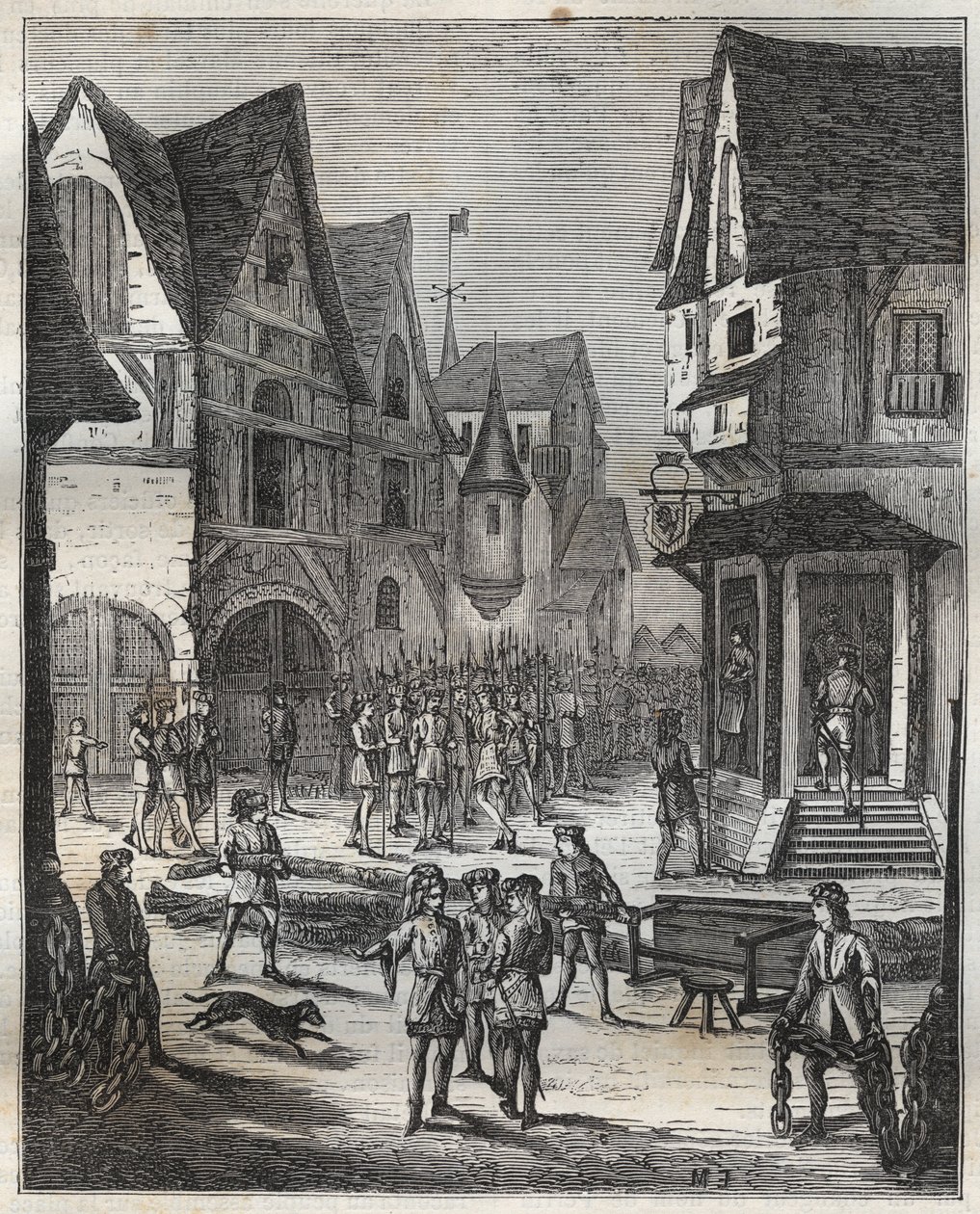 Siege of Paris (1358) by French School