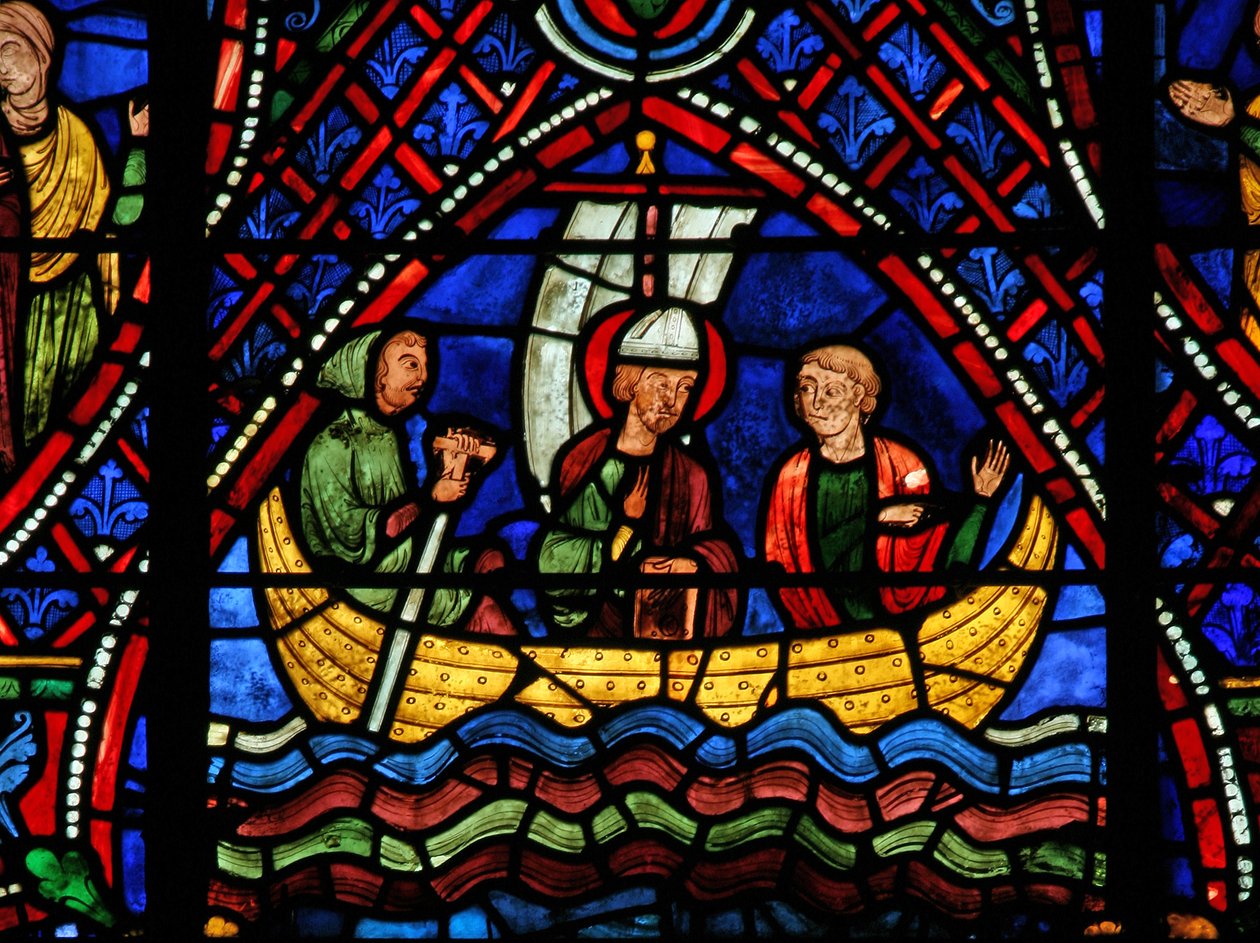 St. Apollinaire: In a Boat by French School