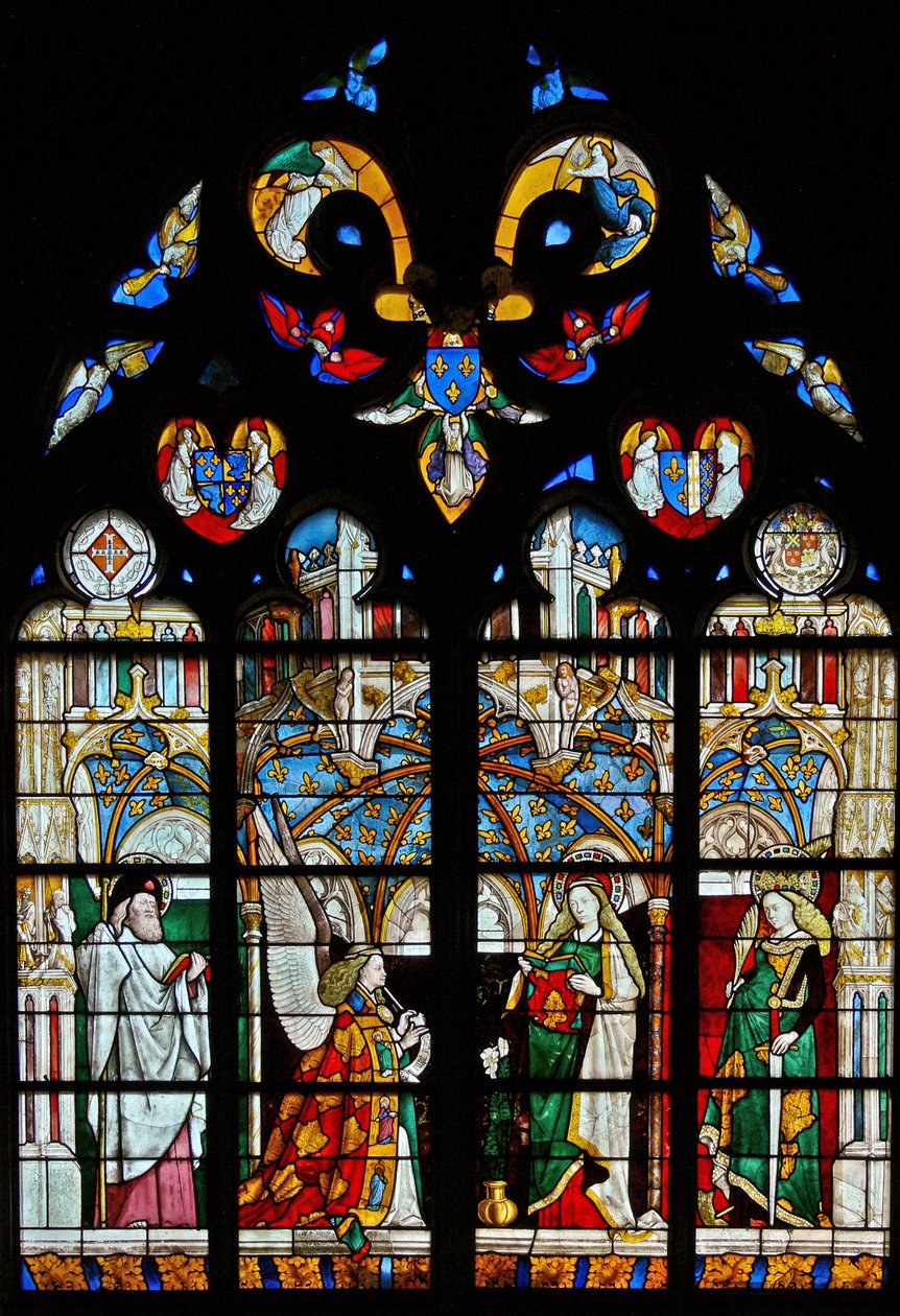 The Annunciation, from the Chapel of Jacques Coeur by French School
