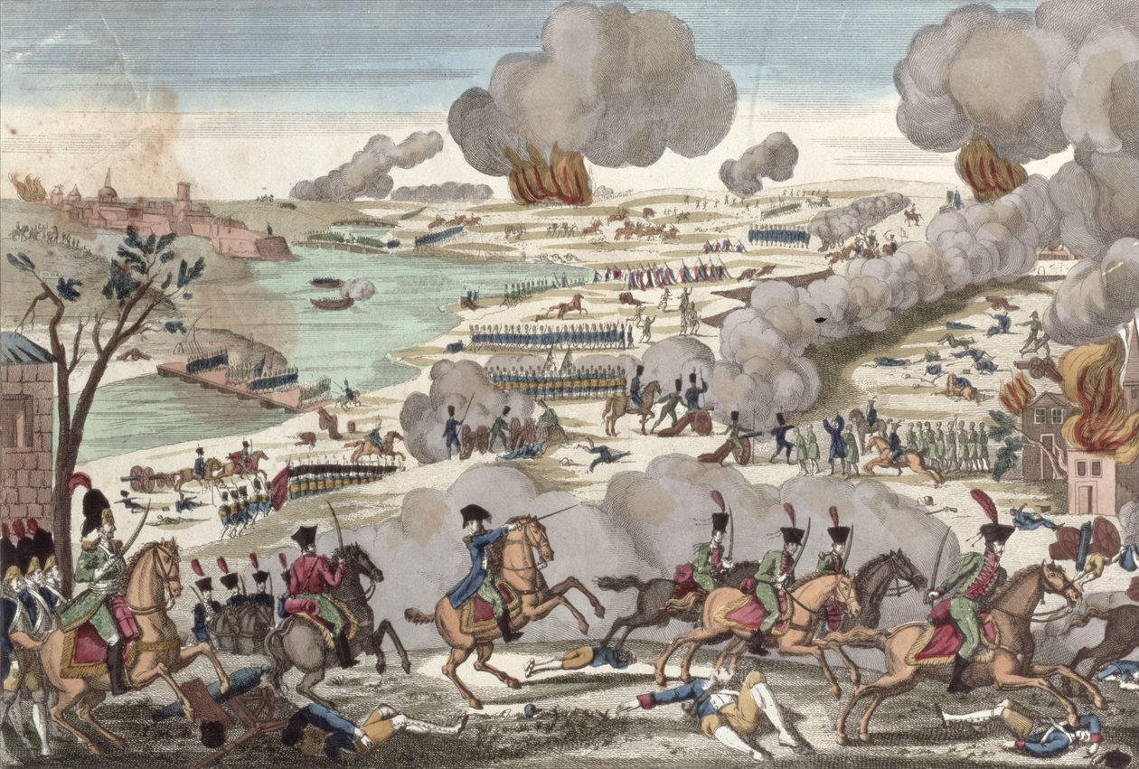 The Battle of Wagram by French School