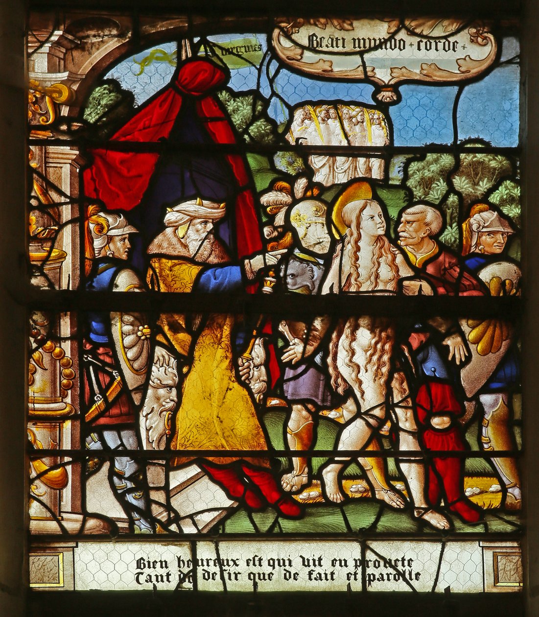 The Beatitudes: Blessed are the Pure in Heart: The Martyrdom of St. Agnes by French School