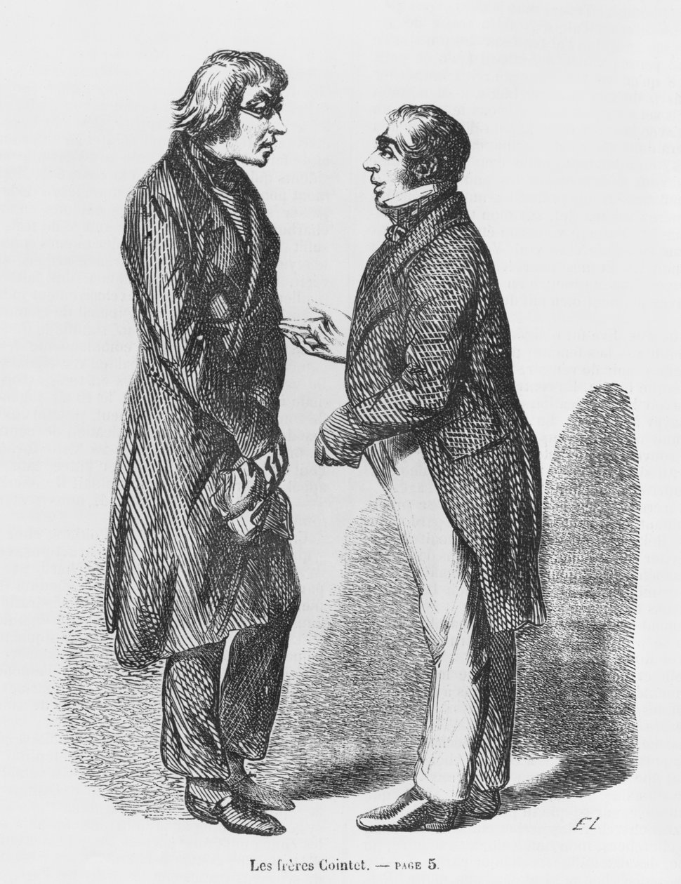 The Cointet brothers, illustration from 