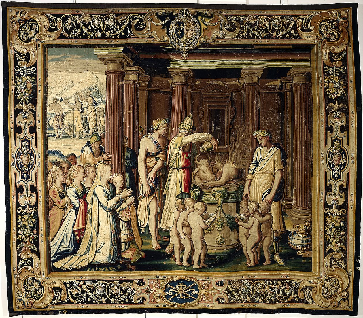 The Coronation Sacrifice by French School