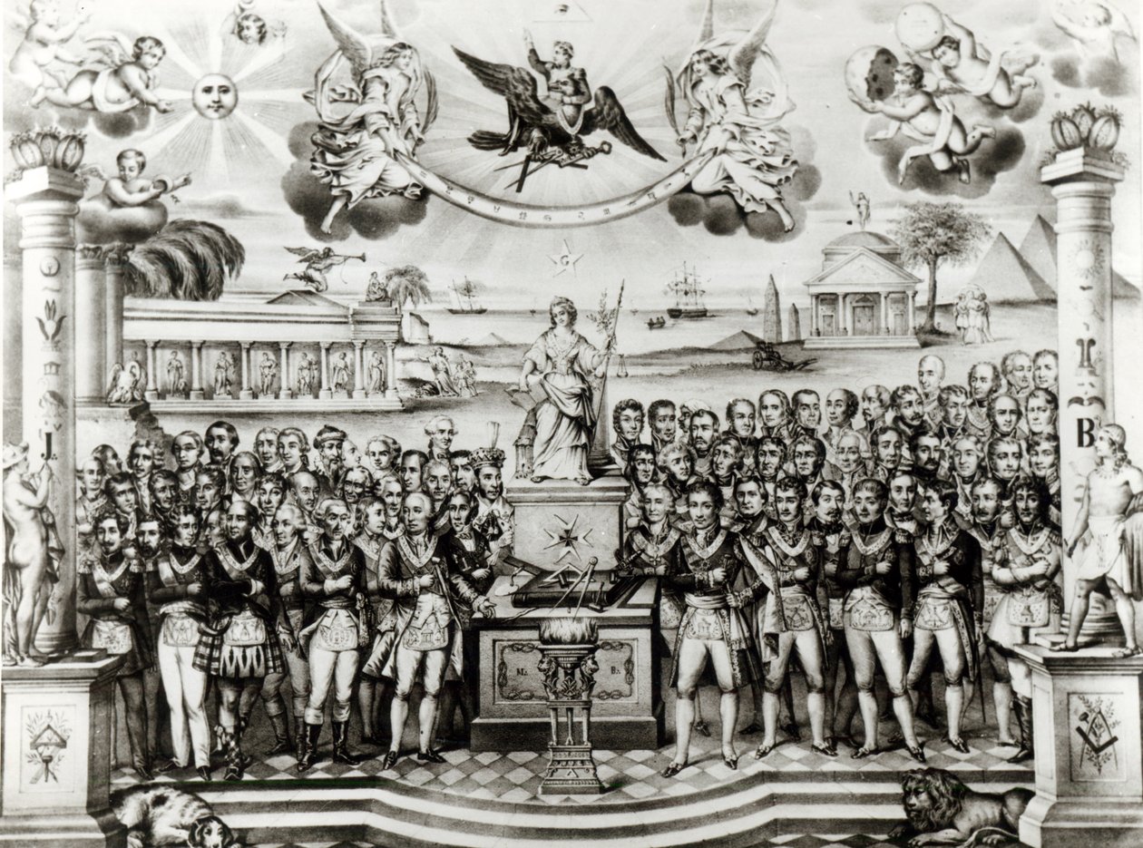 The Historical Birthplace of the Freemasonry Mysteries by French School