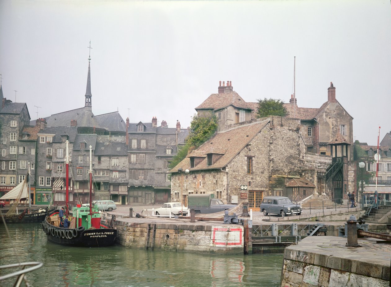 The Lieutenance, from which Samuel de Champlain Left for New France, 15th March 1603, then 16 April 1608 by French School