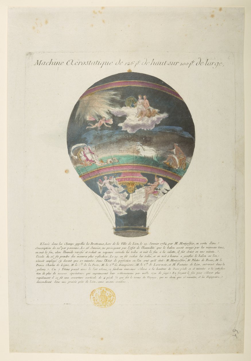 The Montgolfier Balloon with 