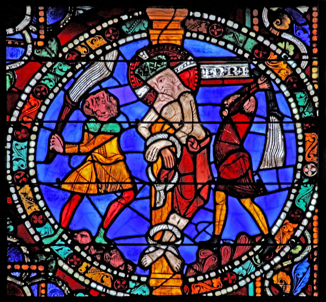 The Passion Window: The Flagellation by French School