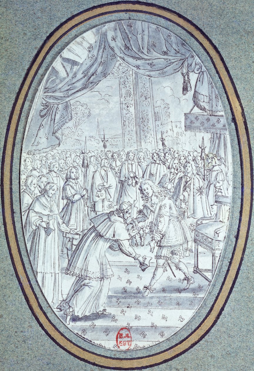 The Reception of Cardinal Flavio Chigi by Louis XIV, 29th July 1664 by French School