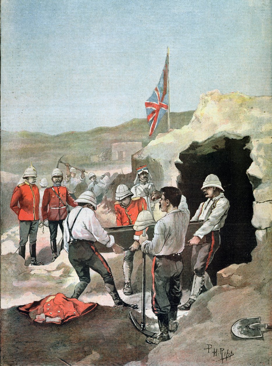 The Sirdar Kitchener throwing the Mahdi's ashes to the wind in Sudan ...
