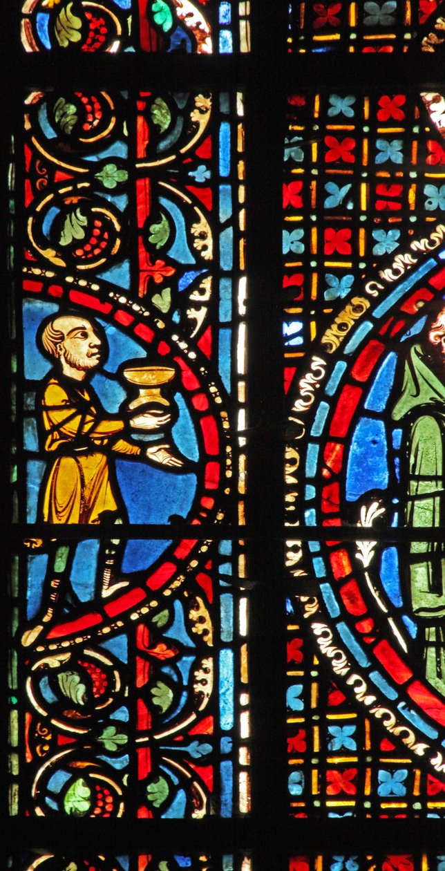 The St Lubin Window: Donors - Wine Makers by French School