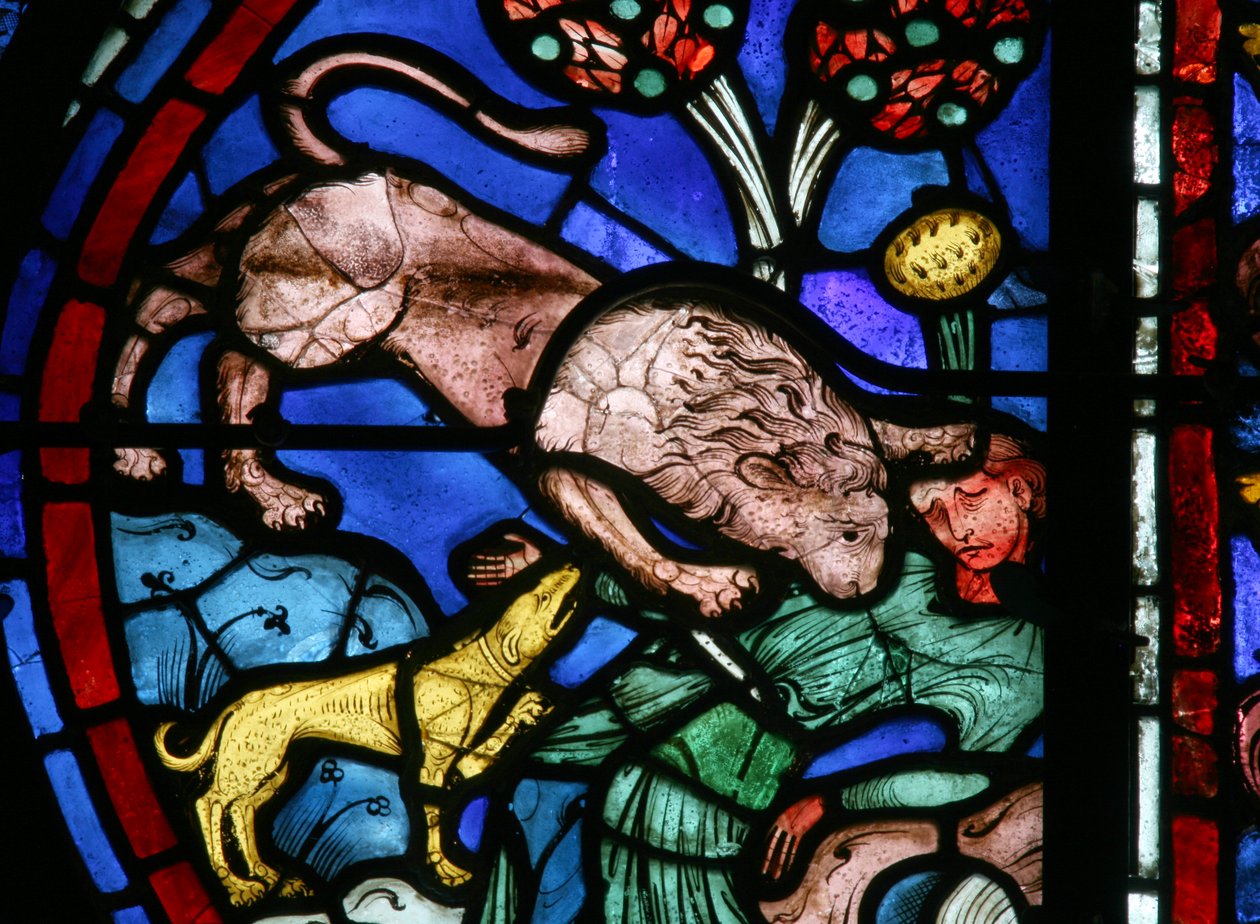 The St Thomas Window: The Butler is Devoured by Beasts by French School