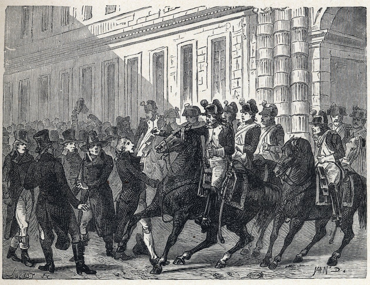 The army dispersed the deputies during the coup d
