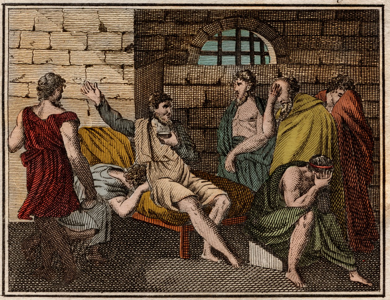 The Death of Socrates by French School
