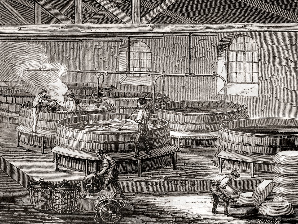 The Manufacture of Soap in Large Tanks in the 19th Century, from 