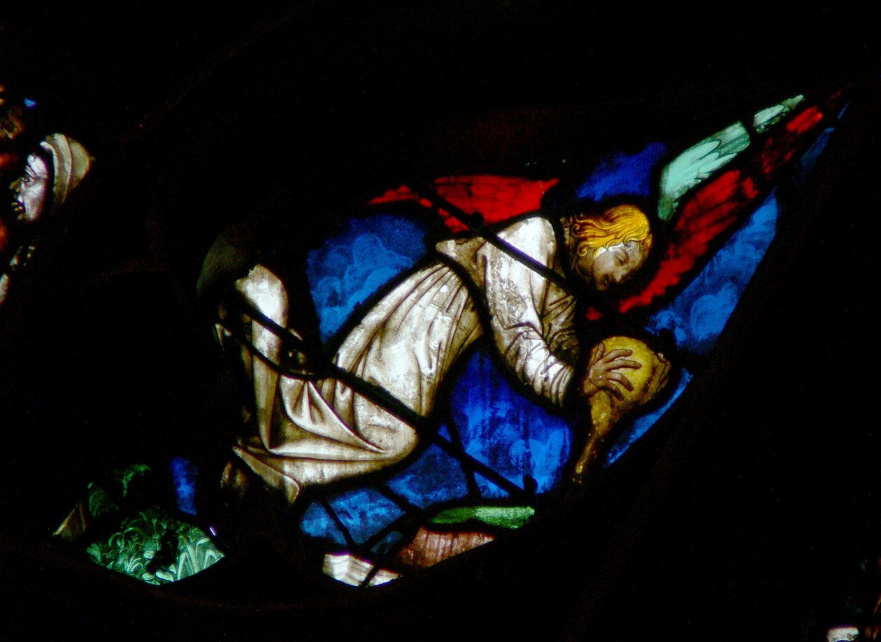 The West Rose Window Depicting a Scene from the Book of Revelation: Sixth Angel Pours His Vial Upon the Euphrates by French School