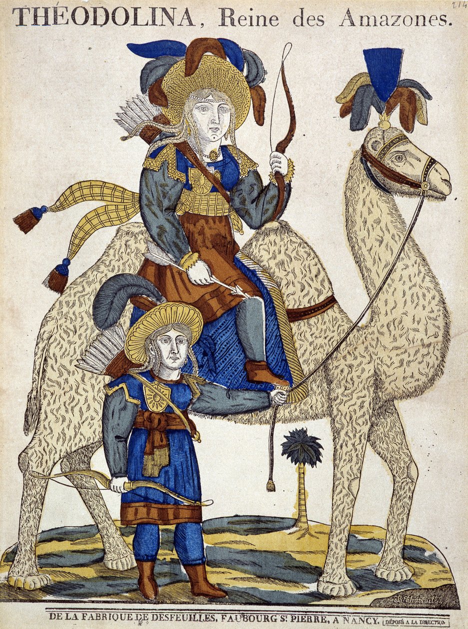 Theodolina, Queen of the Amazon. Image of Epinal by French School