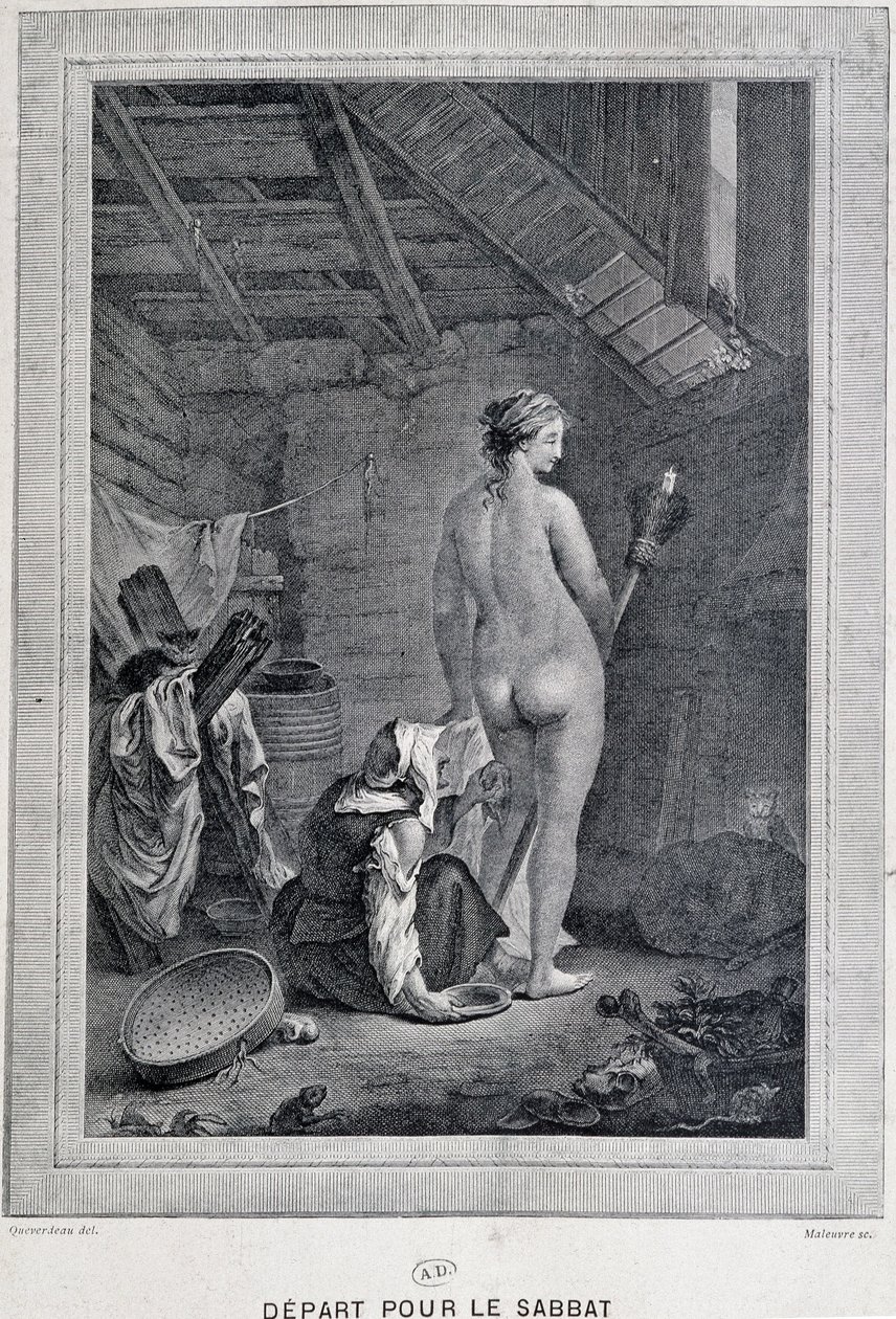Toilet of the Witch Before the Sabbath by French School