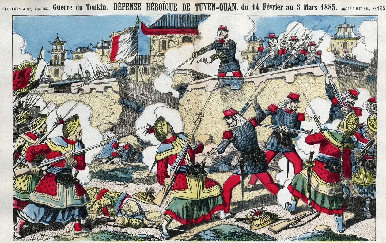 Tonkin War: The Defense of Tuyen Quan, Viet Nam from February 14 to March 3 by French School