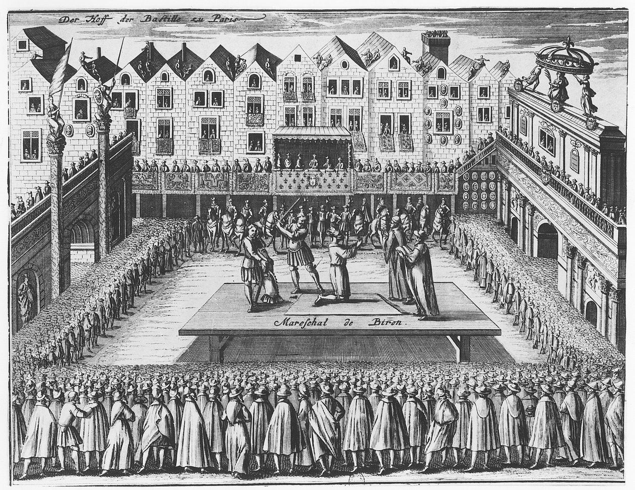 Trial and Execution of Charles de Gontaut, Duc de Biron by French School