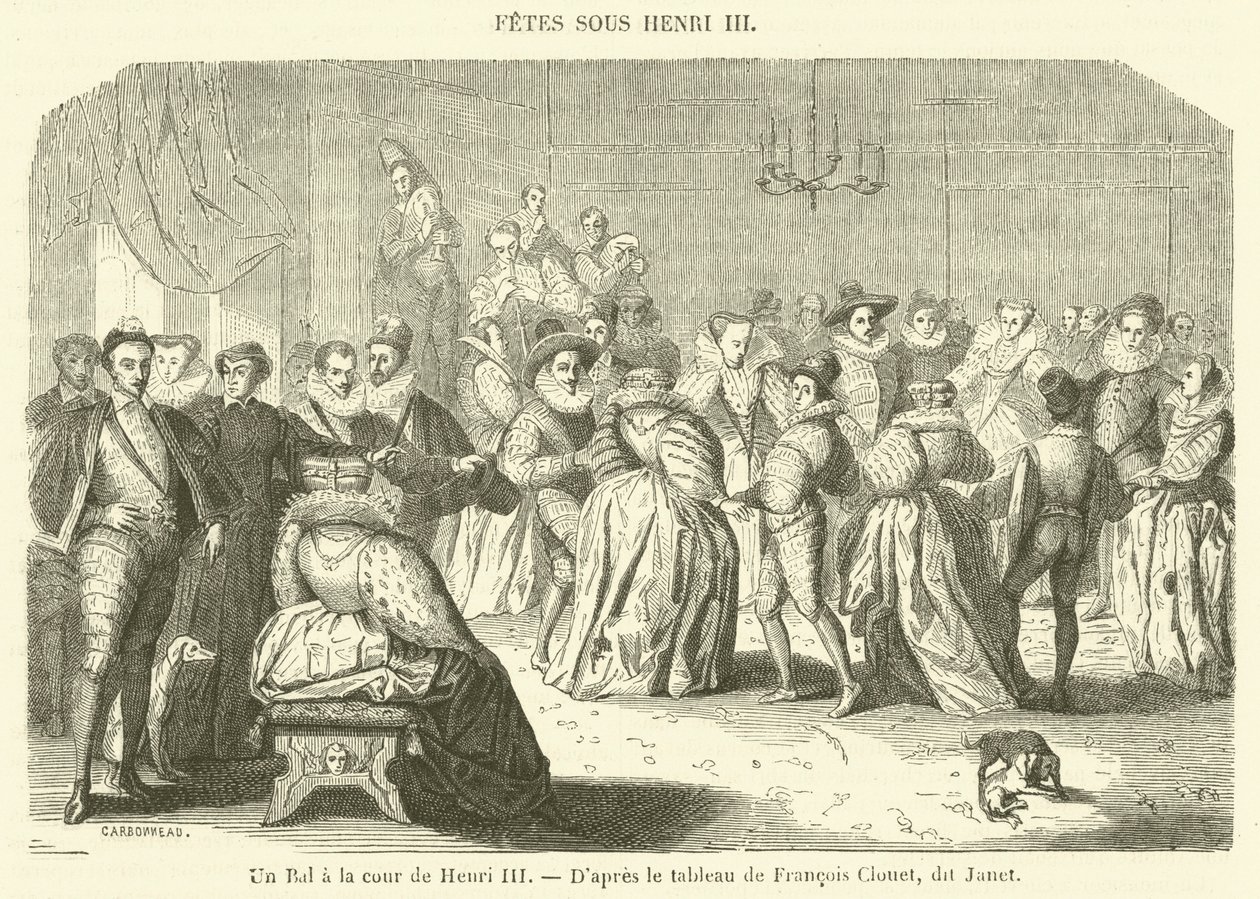 A Ball at the Court of Henry III by French School