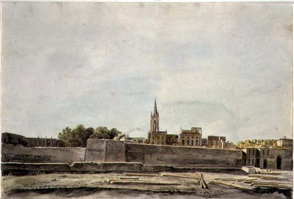View of a Townscape in Southern France, c.1800 by French School