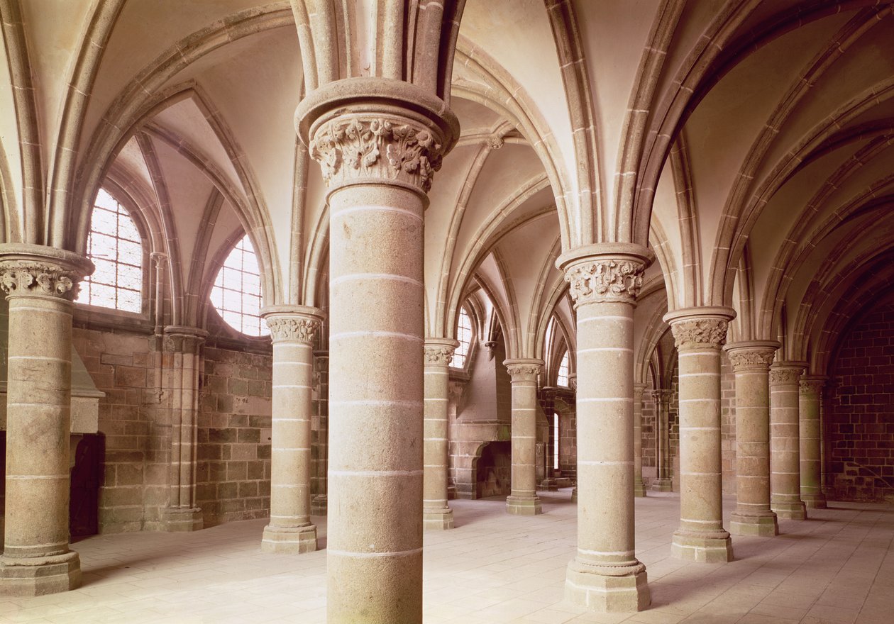 View of the Salle des Chevaliers, Formerly the Scriptorium by French School