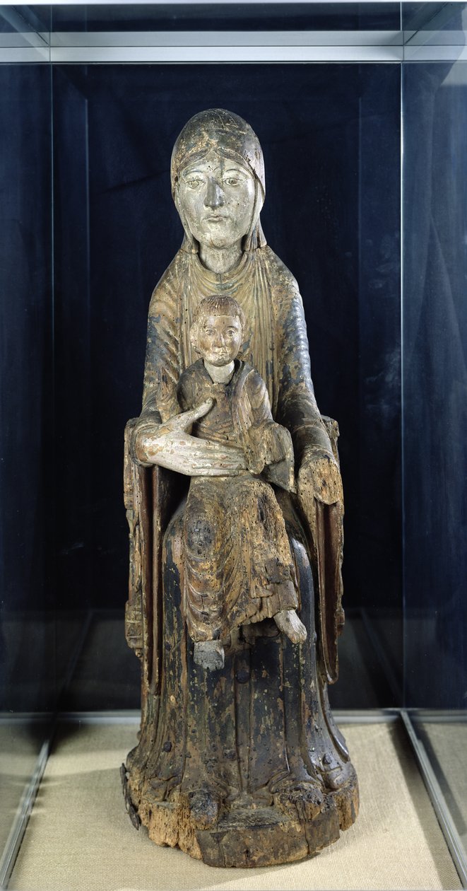 Virgin and Child in Majesty, from Forez by French School