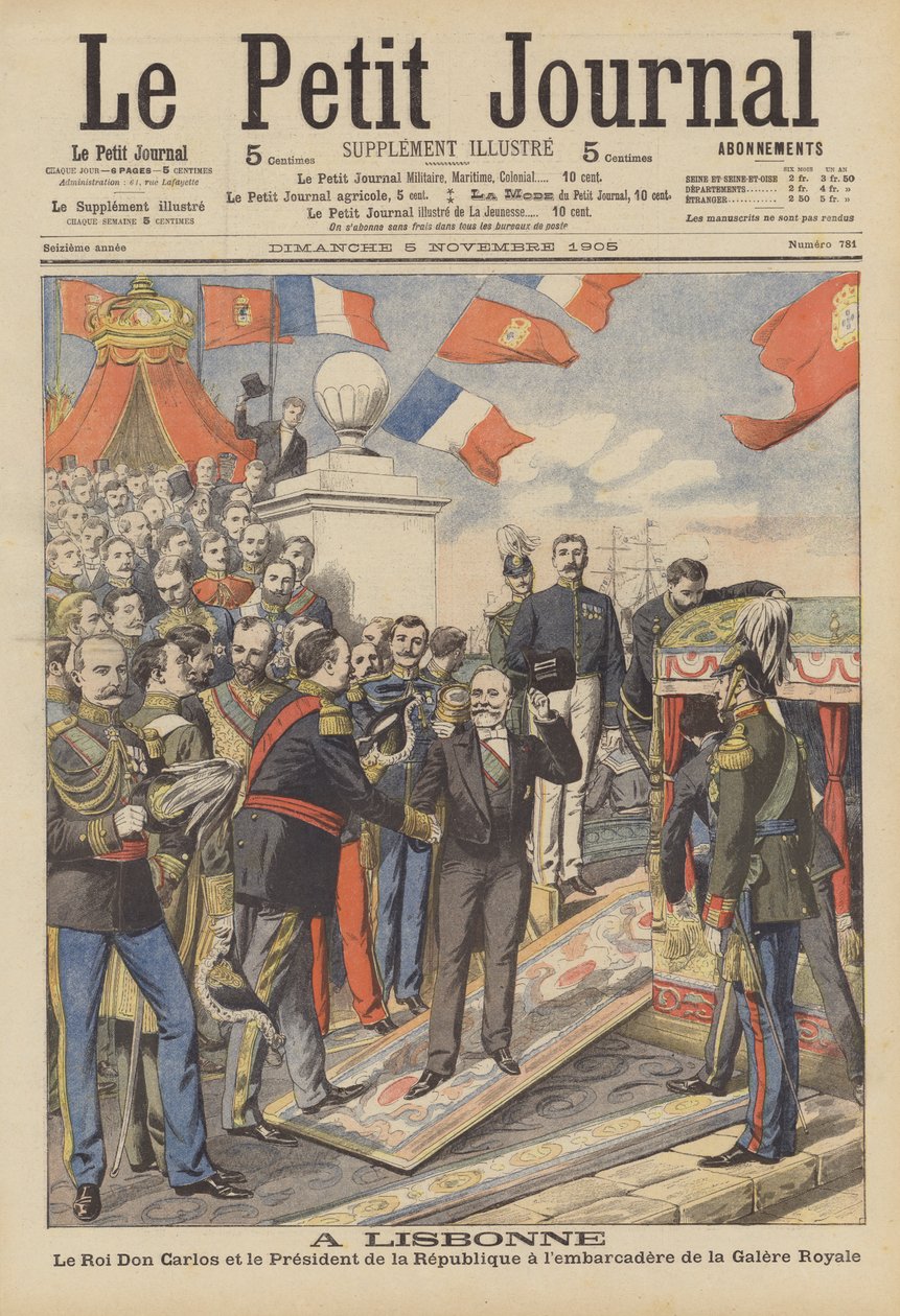 Visit to Lisbon by the President of France by French School