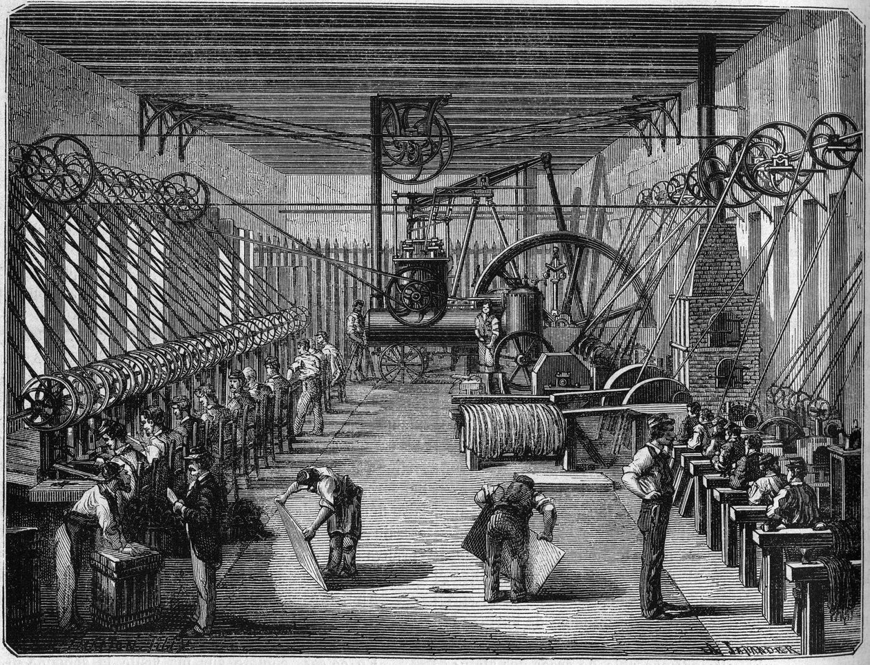 War of 1870: Explosive capsule manufacturing plant (capsulery ...