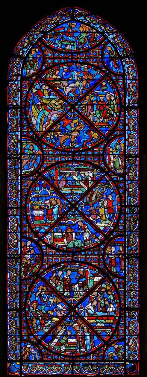 Window Depicting Scenes from the Life of St. Stephen