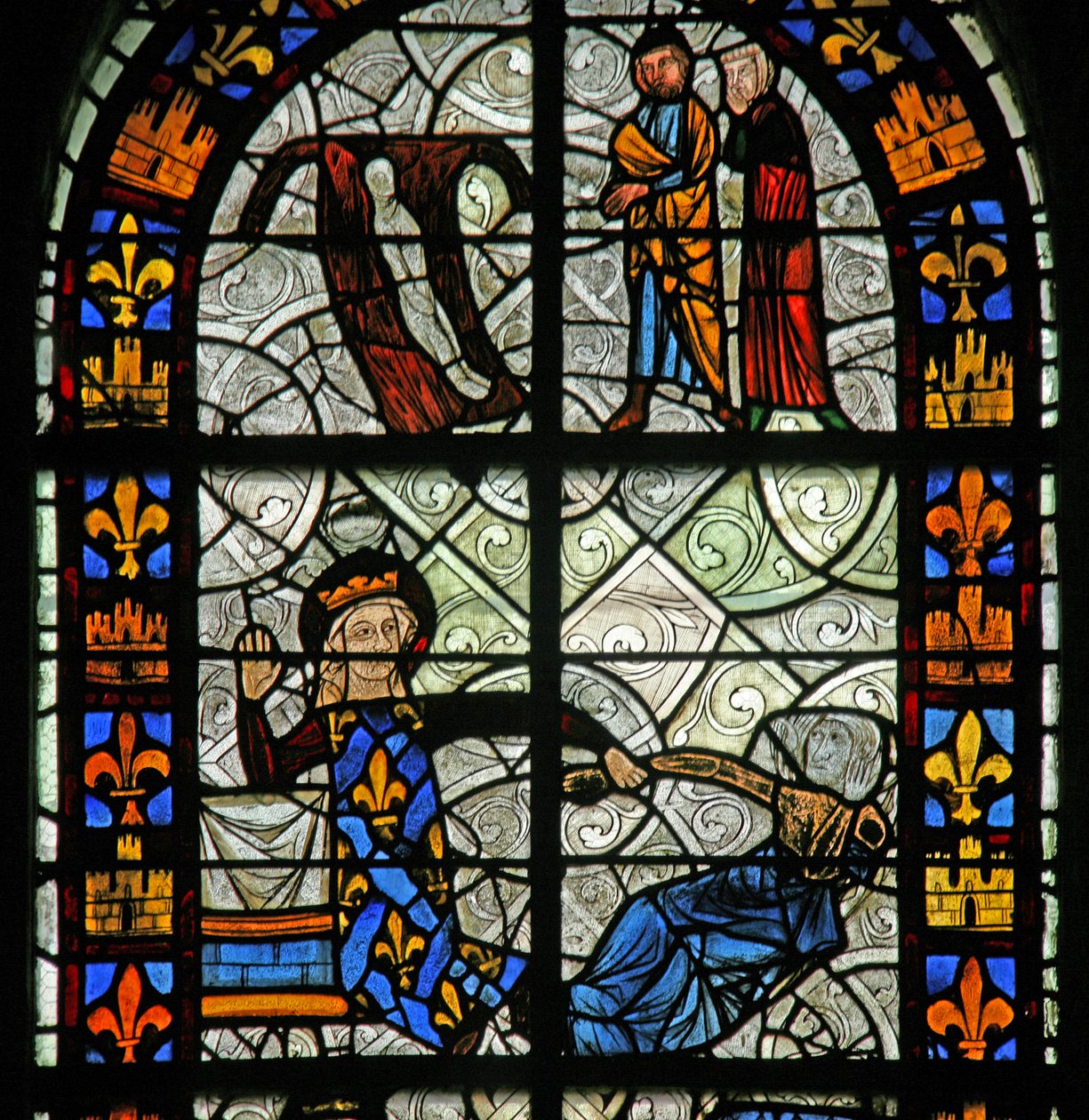 Window depicting Saint Radegonde: Anderedus