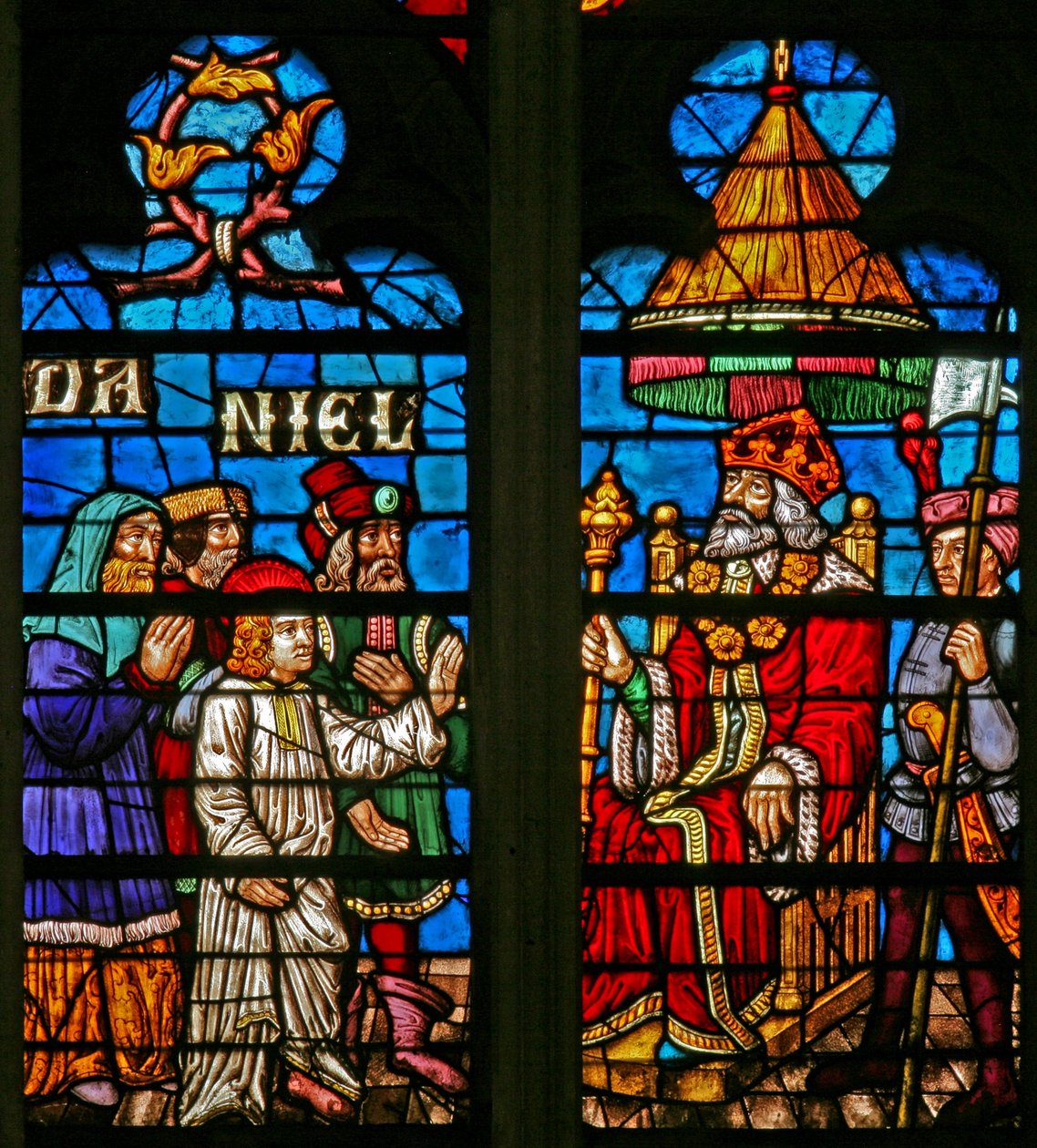 Scenes from the story of Daniel: before Nebuchadnezzar by French School