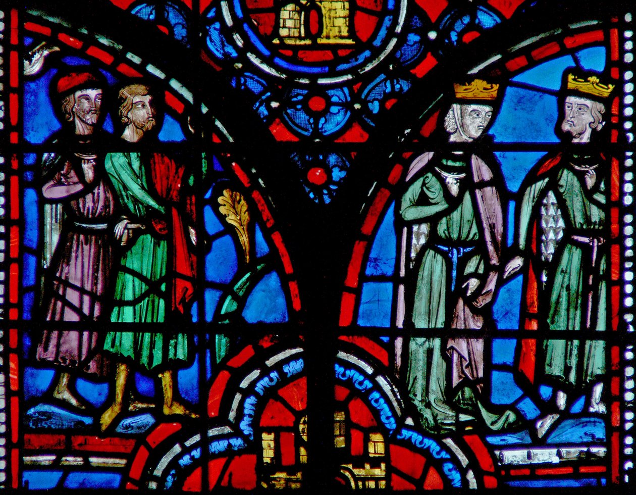 Ahasuerus and Esther Attend the Festival by French School