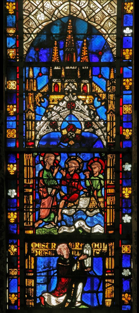 Calling of St Peter (Window W14) by French School