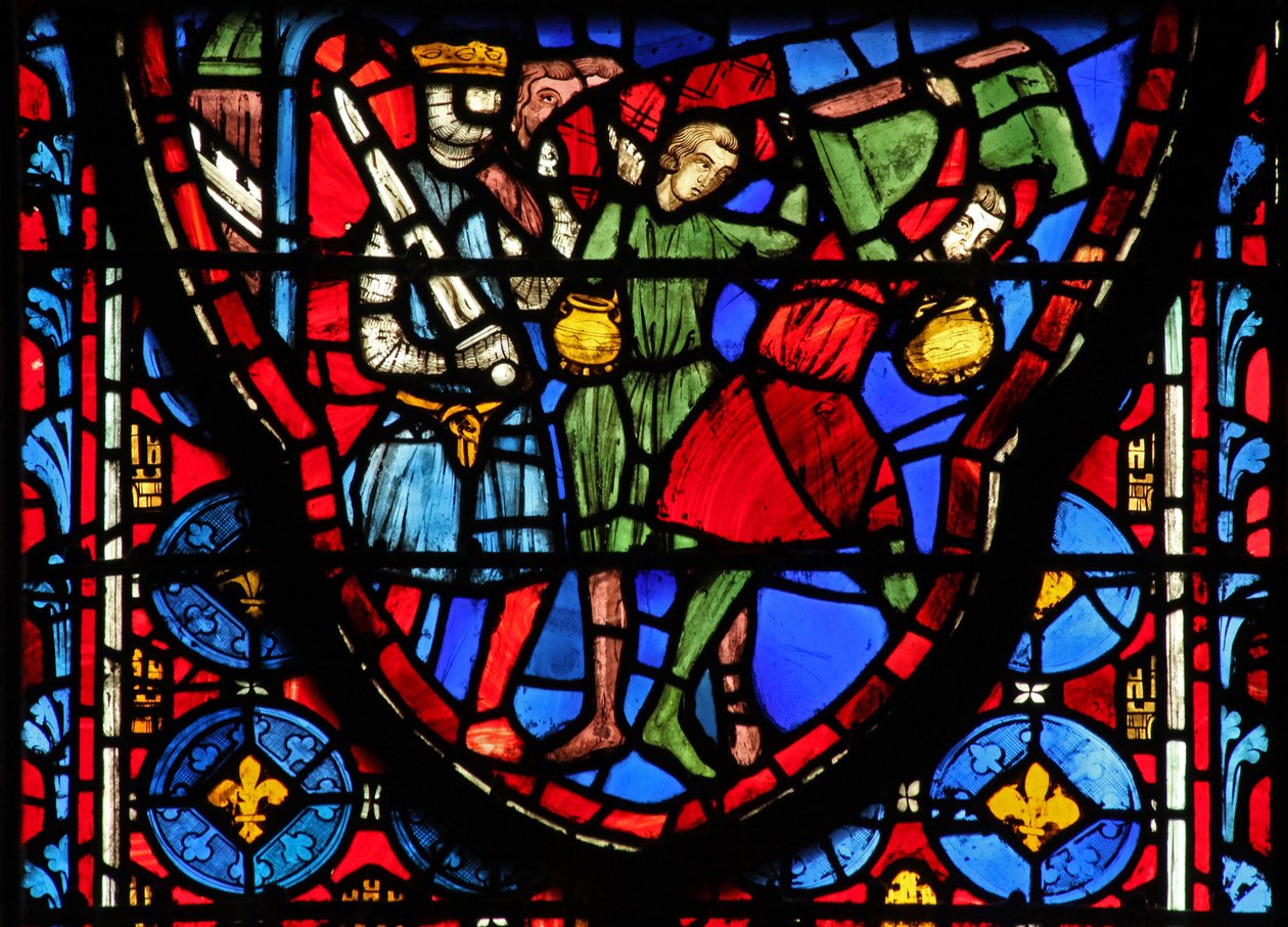 Croesus Brings Relics from Jerusalem by French School