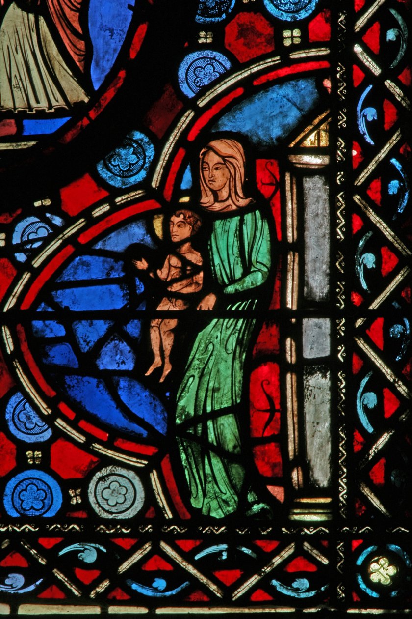 Scene from the Life of St Martin (Window W1) by French School
