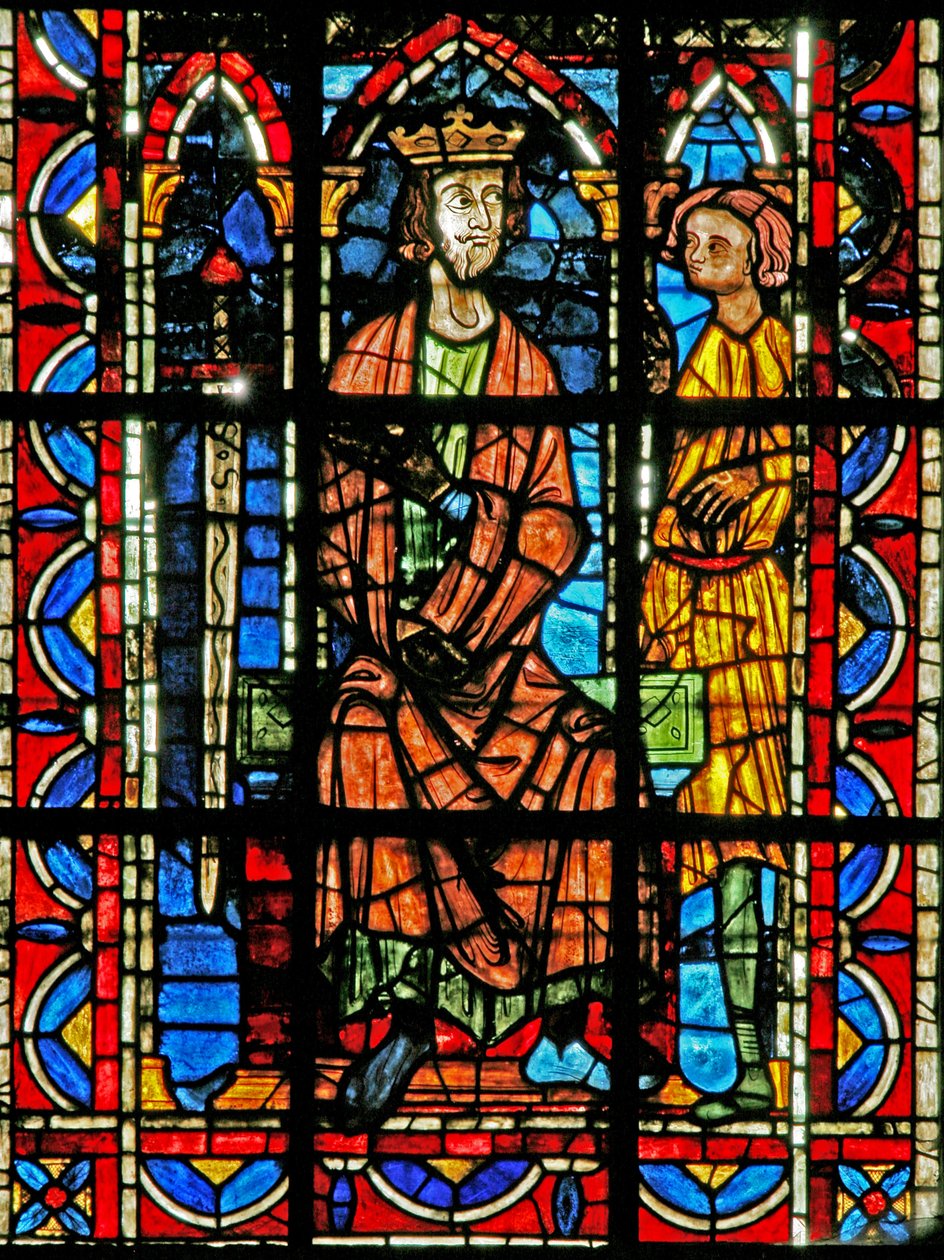 St John with the Emperor Domition by French School