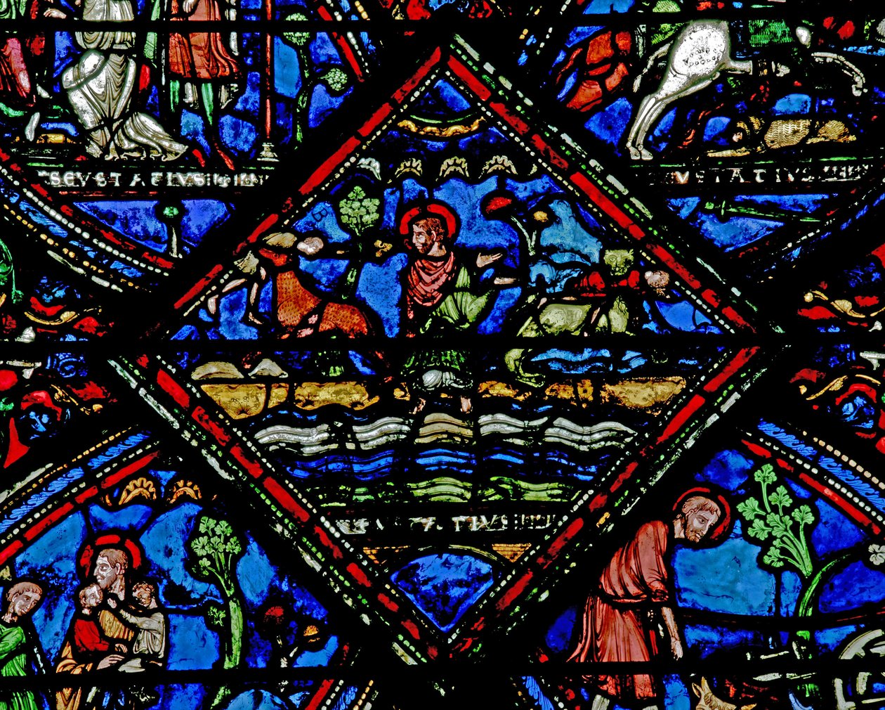 Life of St Eustache: His Children are Carried Off by Wild Animals by French School