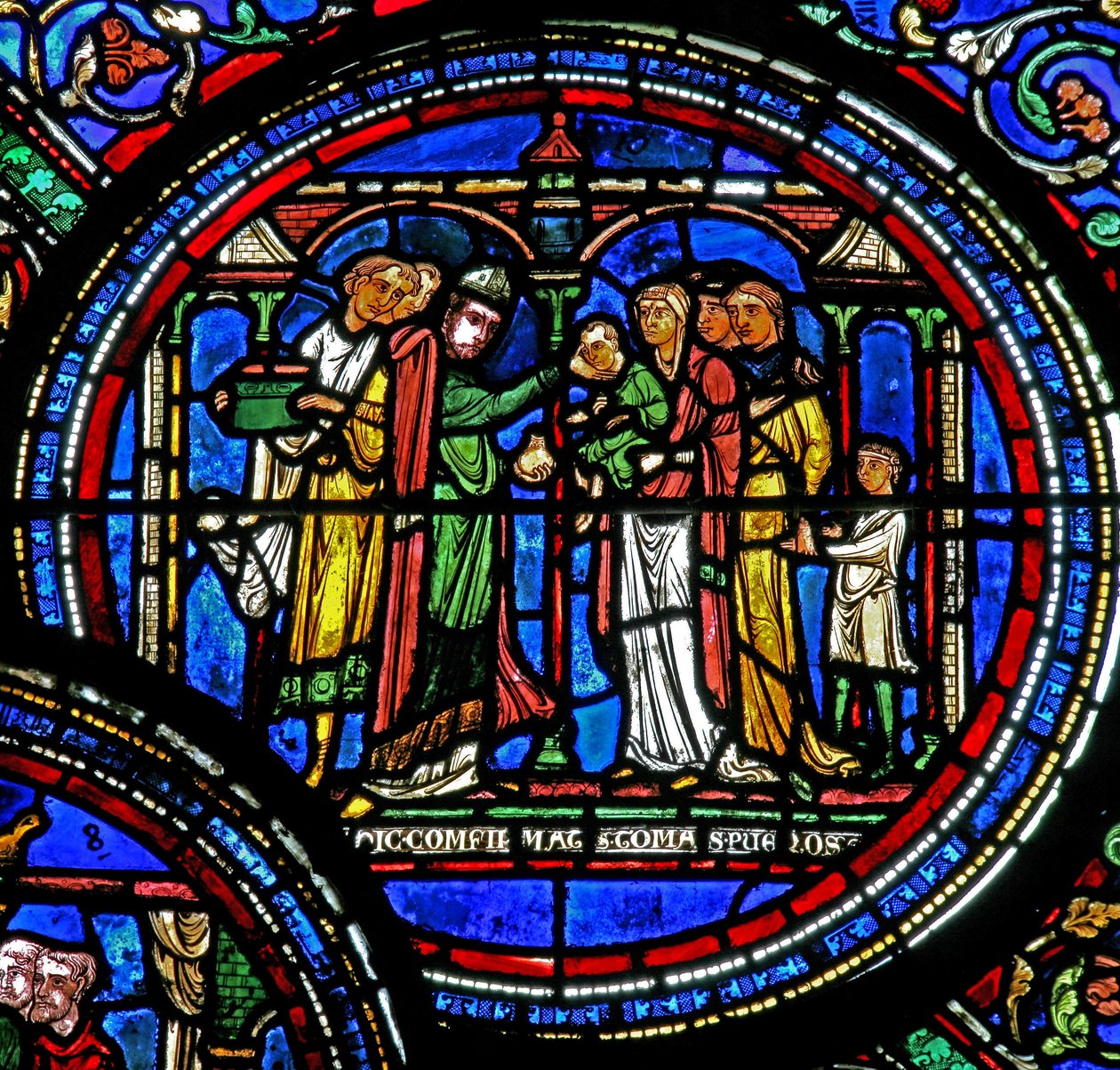 St Thomas Becket Confirming Children by French School