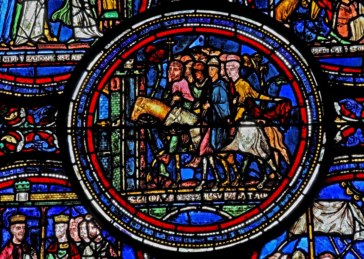 St Thomas Becket on His Way to Canterbury by French School