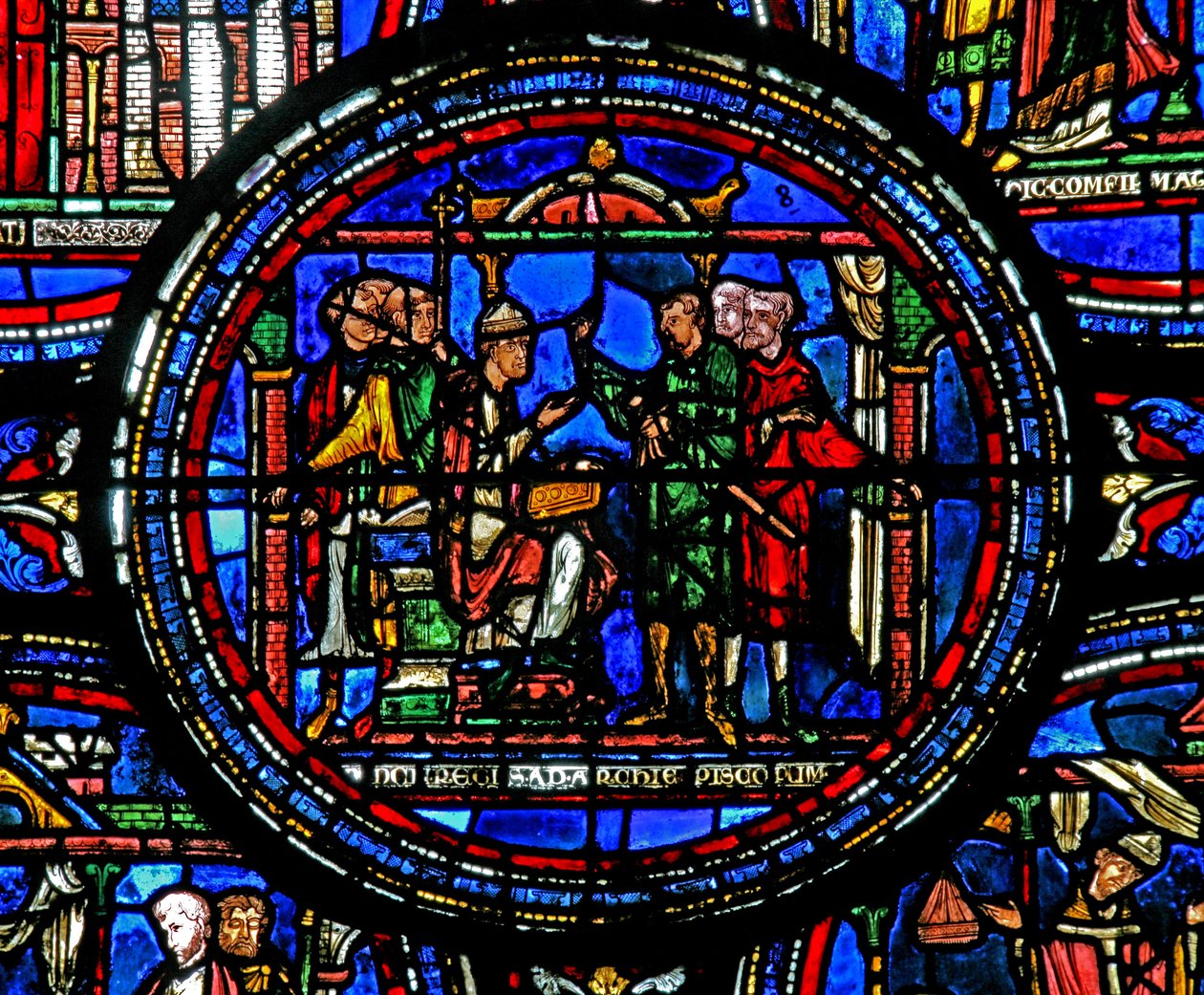 St Thomas Becket Receives Emissaries from the King by French School