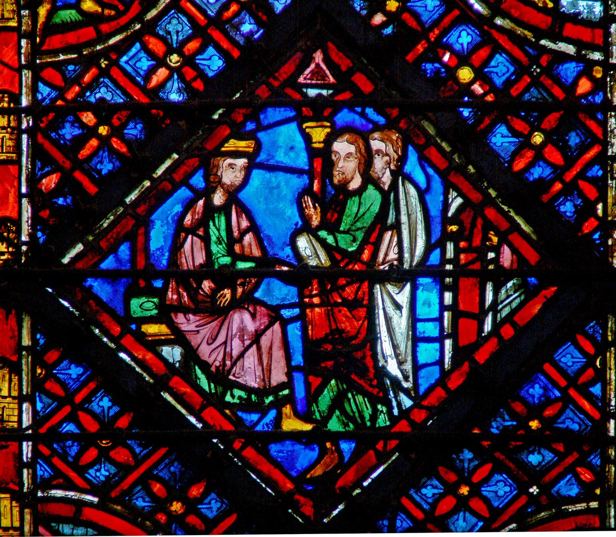 Moses and Aaron before the Pharaoh by French School